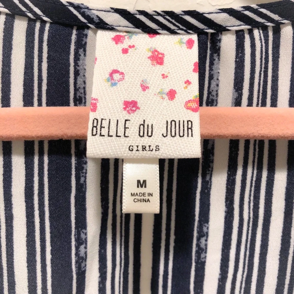 Belle Du Jour Tie Front Cardigan With Tank Top